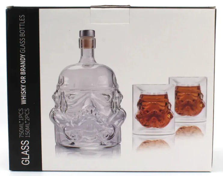 Storm Trooper Borosilicate glass decanter