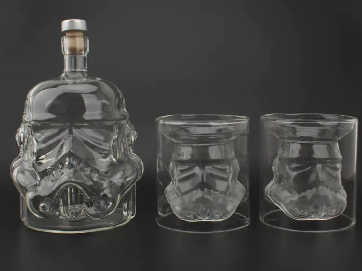 Storm Trooper Borosilicate glass decanter